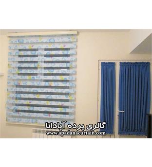 پرده زبرا طرح کودکانه