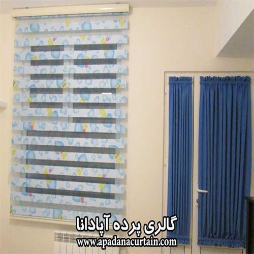 پرده زبرا طرح کودکانه